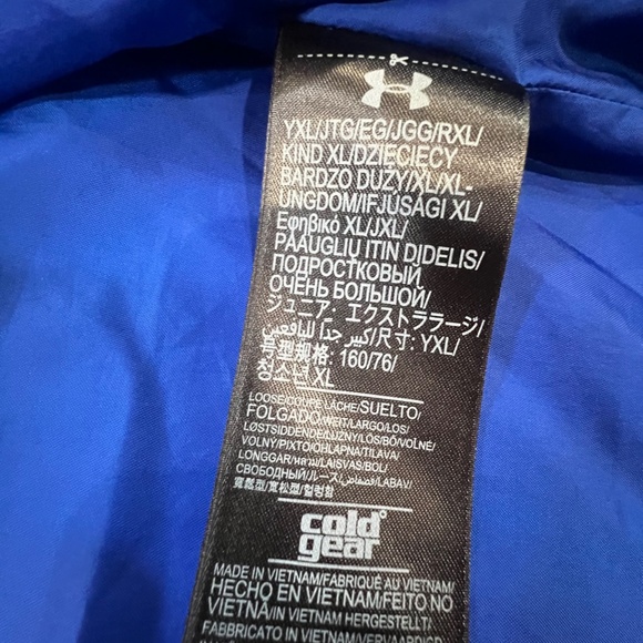 Under Armour Boys ColdGear Storm Infrared Two Tone Jacket, Size XL - Picture 10 of 16